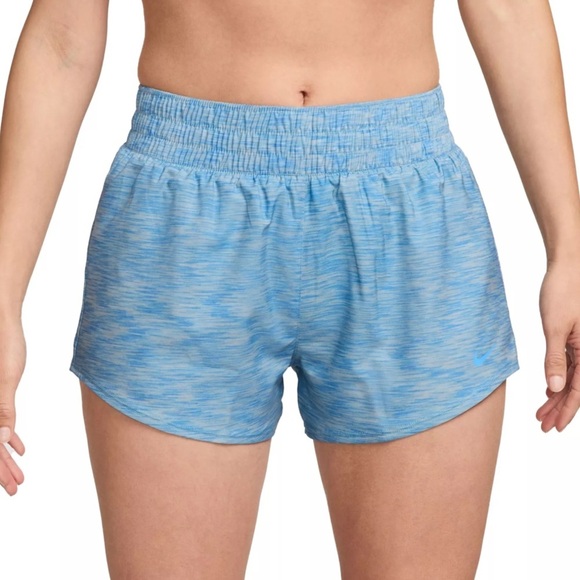 Nike Women's One Dri-FIT Mid-Rise 3" Brief-Lined Shorts NEW With Tags Size XL - Picture 1 of 6